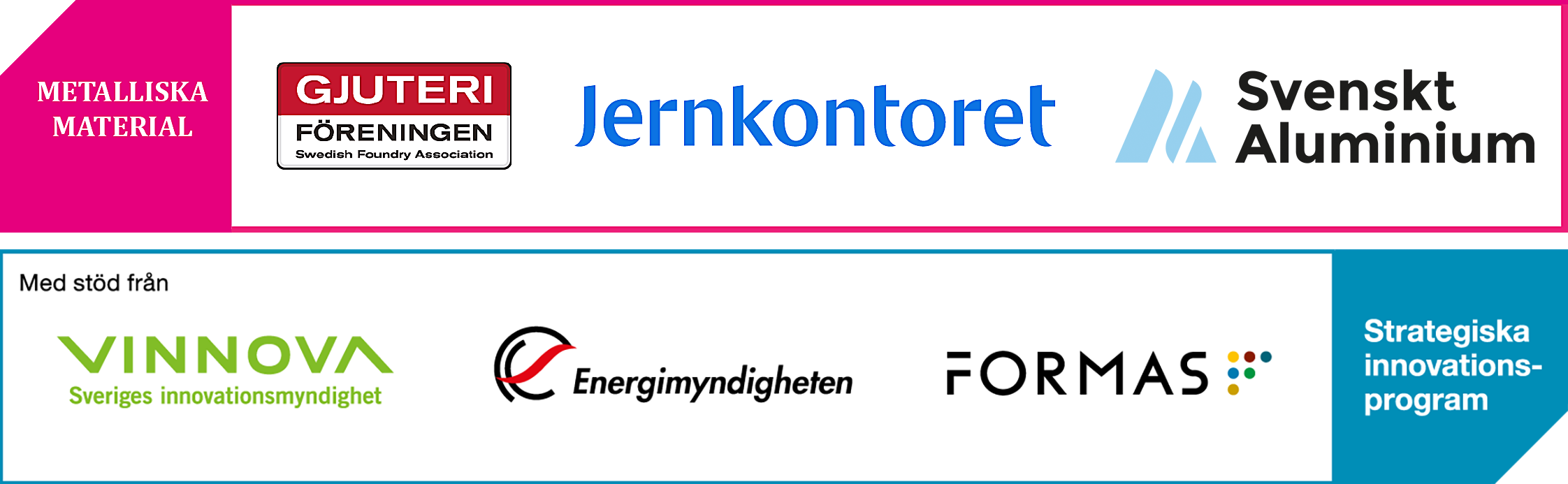  Metallic materials logo and partner agencies