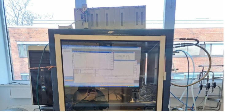 Micor gas chromatography machine
